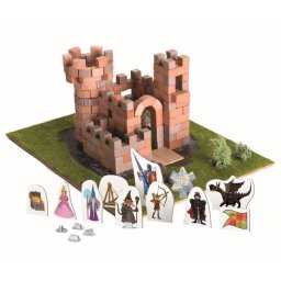 Set constructie bastion medieval din caramizi ceramice Brick Trick