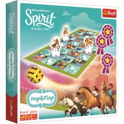 Joc de societate Hop & Flop cu cai pentru copii 4+ Trefl