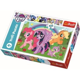 Puzzle Trefl 60 piese My Little Pony Curcubeul Prieteniei, 4+ ani