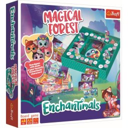 Joc de societate Enchantimals Magical Forest cu masti, 4+ ani