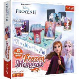 Joc de memorie 3D Frozen II Trefl pentru copii 3+ ani, multicolor