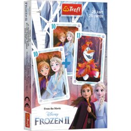 Carti de joc Pacalici Frozen 2, 25 carti, joc distractiv 4+ ani