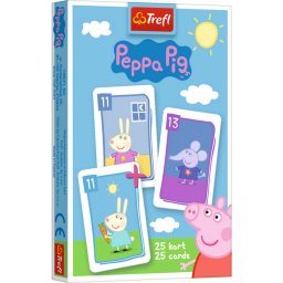 Carti de joc Pacalici Peppa Pig, 25 carti, joc pentru copii 4+