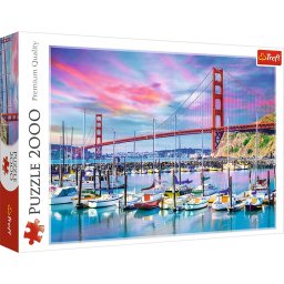 Puzzle Trefl 2000 piese Golden Gate San Francisco, multicolor