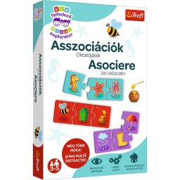 Joc educativ de asociere pentru copii 3+ ani, Micul Explorator Trefl