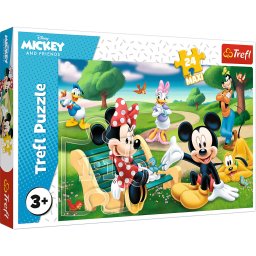 Puzzle Trefl 24 Maxi Mickey Mouse si Prietenii, 60x40 cm