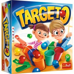 Joc Targeto Trefl pentru copii 5+ cu catapulte si 5 jocuri de indemanare