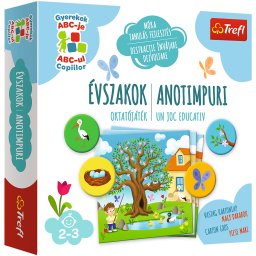 Joc educativ Anotimpuri pentru copii 2+ ani, puzzle de asociere Trefl