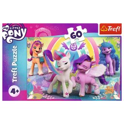 Puzzle Trefl 60 piese My Little Pony, Poneii Minunati, 4+ ani