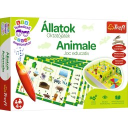 Joc educativ Animale cu creion magic pentru copii 4+ ani