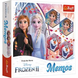 Joc de memorie Frozen 2 pentru copii 4+ Trefl
