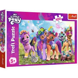 Puzzle Trefl My Little Pony, 100 piese, Poneii amuzanti