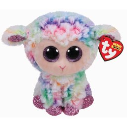 Jucarie de plus TY miel pastel, multicolor, 24 cm, pentru copii