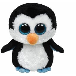 Pinguin de plus TY Waddles Boos, 15 cm, multicolor, moale