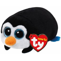 Jucarie de plus TY Teeny Tys Pinguinul Pocket, 10 cm, multicolor