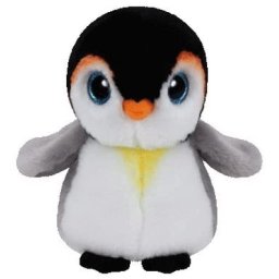 Pinguin de plus Ty Boos 15 cm, jucarie moale pentru copii