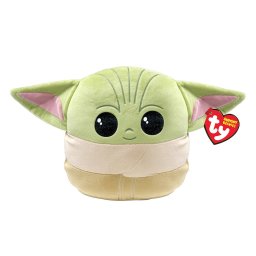 Jucarie de plus TY Grogu Squishy Beanies 30 cm, moale si pufoasa