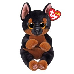 Jucarie de plus TY Beanie Bellies Fritz, catel negru, 15 cm