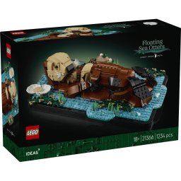 LEGO Ideas Vidre plutind pe apa 21366, set decorativ 1234 piese