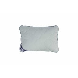 Perna din bumbac Somnart Bella 50x70 cm, albastra, fermitate medie