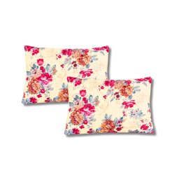 Set 2 perne matlasate SomnArt Belina Amore, microfibra imprimata, 50x70 cm