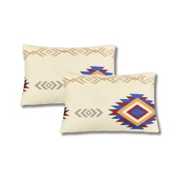 Set 2 perne matlasate Belina 50x70 cm din microfibra imprimata, Favorit