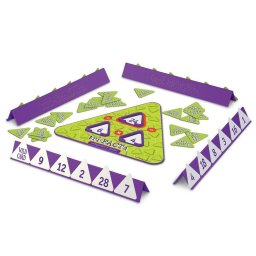 Joc de matematica tri-FACTa pentru inmultiri si impartiri, 8-12 ani