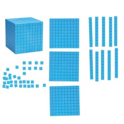 Set matematic magnetic baza 10 cu 131 piese pentru invatare vizuala