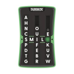 Joc de logica cu cuvinte Slidewise cu litere glisante, 8 ani+