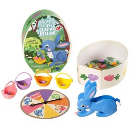 Joc educativ Iepurasul Hoppy Floppy si morcovii pentru copii 3-7 ani