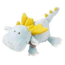Pernuta anticolici Dragon pentru bebelusi, cu samburi de cirese, 23 cm