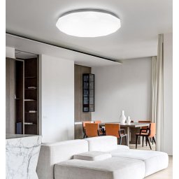 Plafoniera LED Hexagon 35 cm, 32W, 3 temperaturi culoare, alba