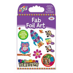 Set creativ cu folii de transfer metalice pentru copii 6+