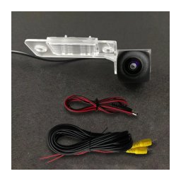 Camera marsarier dedicata VW Tiguan, unghi 120°, montaj la lampa numarului