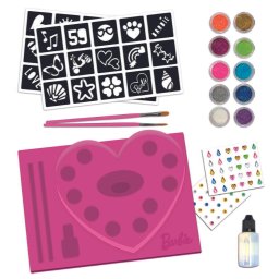 Set de tatuaje temporare cu sclipici Barbie pentru copii 5+