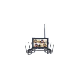 Monitor wireless 7 inch cu 4 camere AHD pentru camioane si utilaje