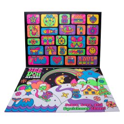 Calendar Advent cu jucarii squishy colorate, 24 surprize pentru copii