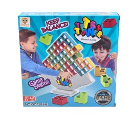 Joc de logica educativ Turnulet Tetra cu 32 piese colorate pentru copii