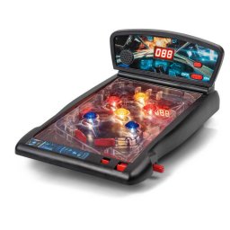 Joc pinball spatial cu lumini si sunete pentru 1-3 jucatori, 8 ani+