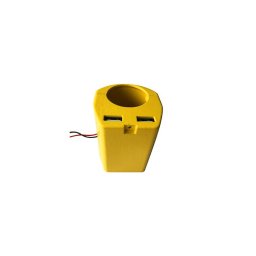 Suport pahar auto cu 2 porturi USB Edotec BP-707, galben