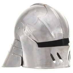 Coif cavaler medieval antichizat jocuri pe roluri argintiu otel GartenMobel Dekor