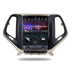 Navigatie Jeep Cherokee 2016+ Android cu ecran Tesla, GPS si Bluetooth