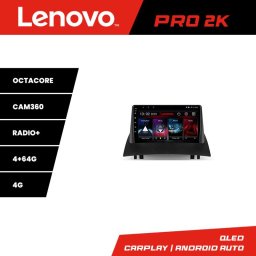 Navigatie Renault Megane 2 Lenovo QLED 2K, 8 Core, 4+64GB, Android