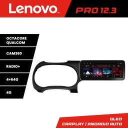 Navigatie Hyundai i10 2020 Lenovo PRO 12.3 inch QLED 4GB+64GB 4G