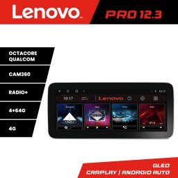 Navigatie Toyota Prius 2015+ Lenovo PRO 12.3 QLED 4GB+64GB 4G GPS DSP