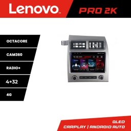 Navigatie Audi Q7 2005-2015 Lenovo QLED 2K Octa Core 4+32 CarPlay
