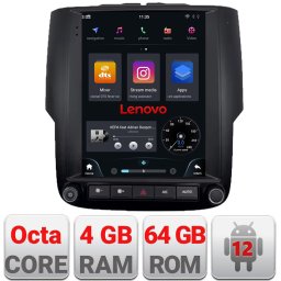 Navigatie Lenovo Tesla QLED 9.7 pentru Dodge Ram 2013-2018, 8GB RAM, 128GB