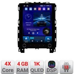 Navigatie Tesla Renault Megane 4 2016-2024, CarPlay, Android Auto, 4+64GB