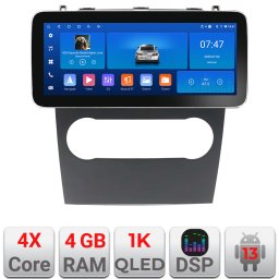 Navigatie Android Mercedes Clasa A W169 2004-2012, 12.3 inch QLED, 4+64 GB