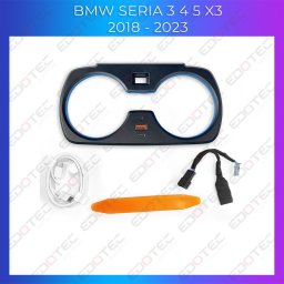 Lumini ambientale BMW Seria 3 4 5 X3 2018-2023 pentru suport pahare